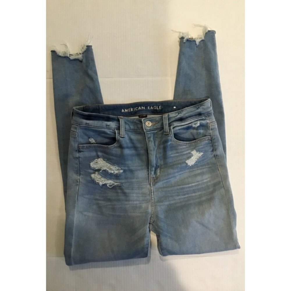 American Eagle Jeggings soft knit size 8R super hi-rise